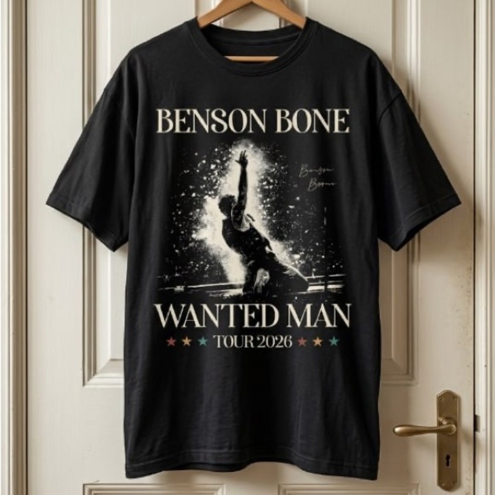 Benson Boone Wanted Man Tour 2026 Shirt